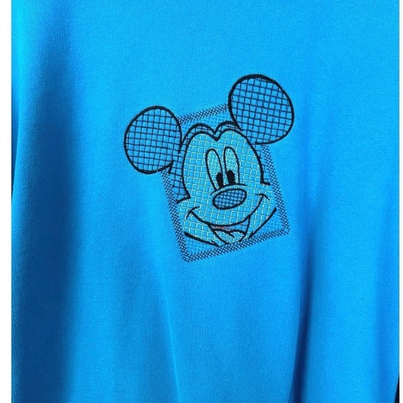 Vintage Disney Catalog Reverse Weave Mickey Sweatshirt Oversized sz Med Y2K 90s - Picture 3 of 3